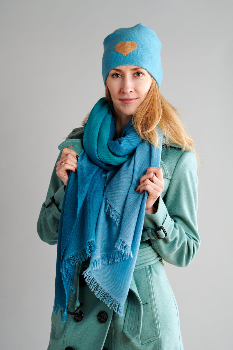 Cashmere Hat and Scarf Gift Set